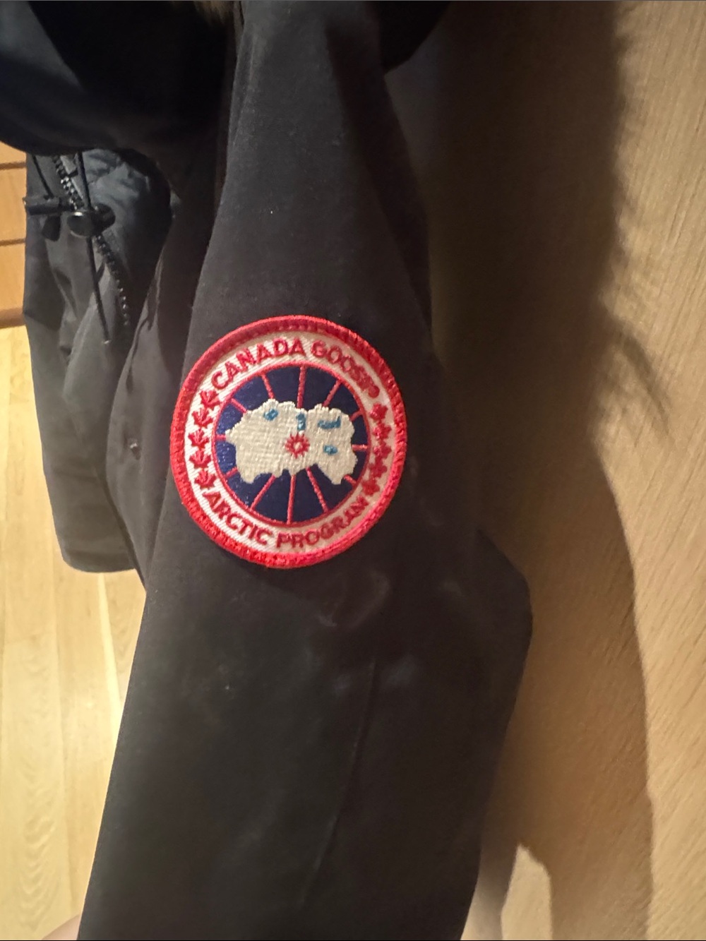 Canada Goose Black Parka with Natural Fur-Trim Hood - Picture 3 of 5
